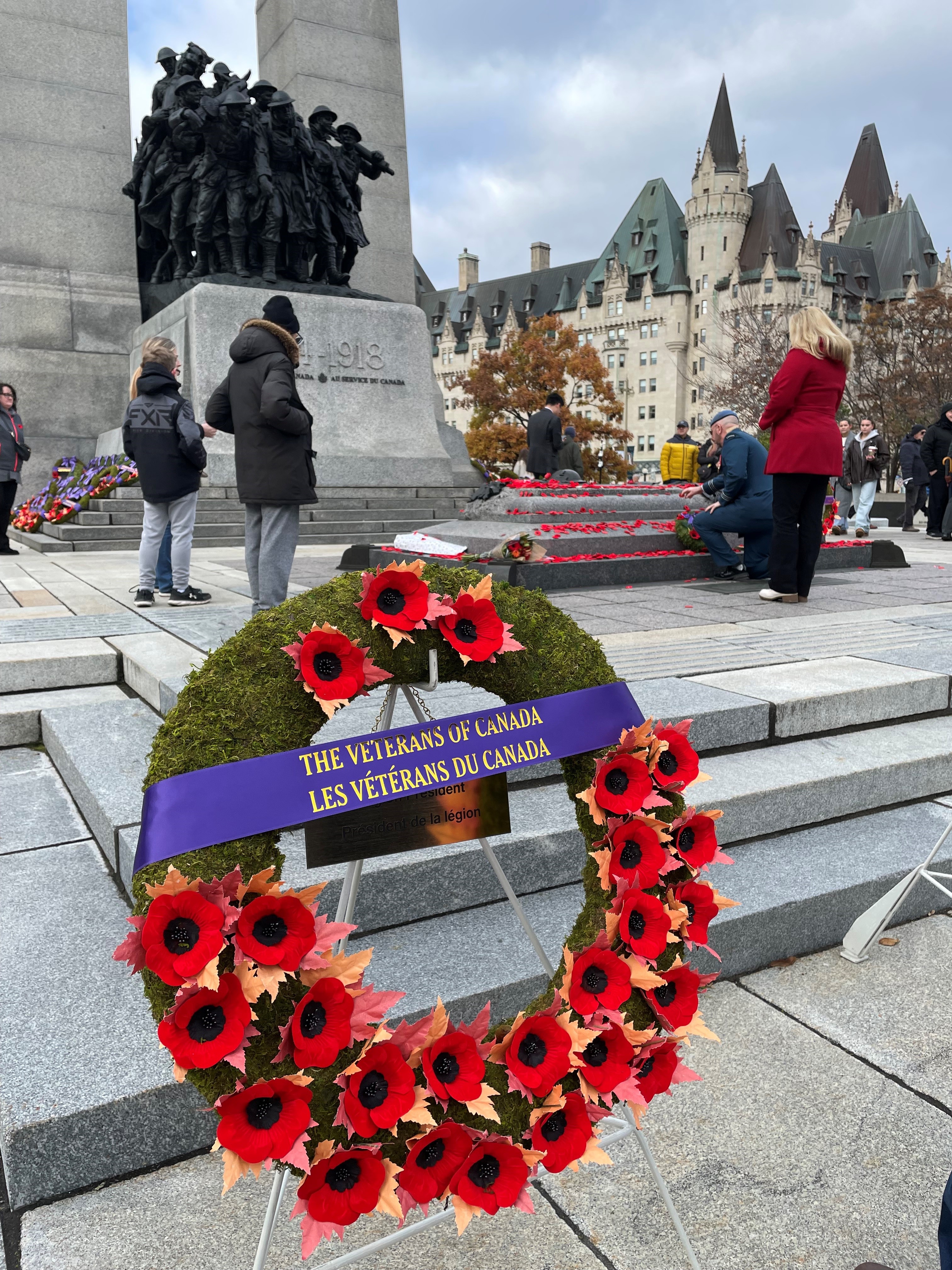 Remembrance Day 2023_wreath and memorial