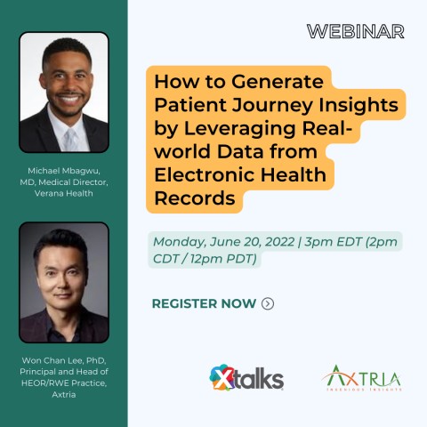 Axtria® To Talk About How Electronic Health Record Real-world Data Can Augment Clinical Insights on Xtalks Webinar