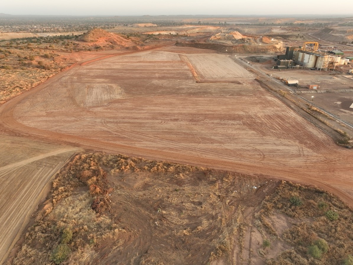 Completed Phase II Expansion Mill Bulk Earthworks 