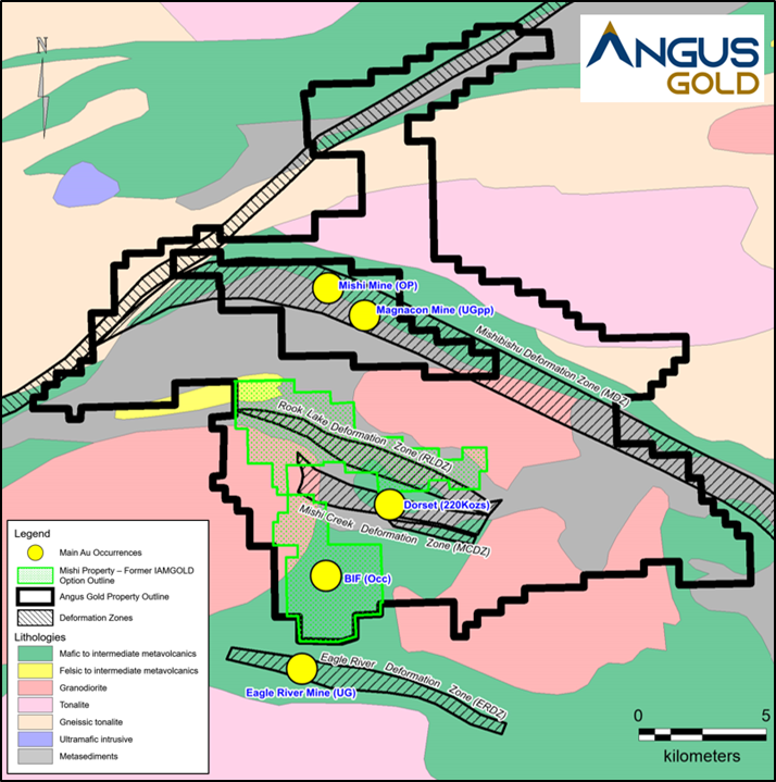 Golden Sky Project, Wawa, Ontario – Geology Map