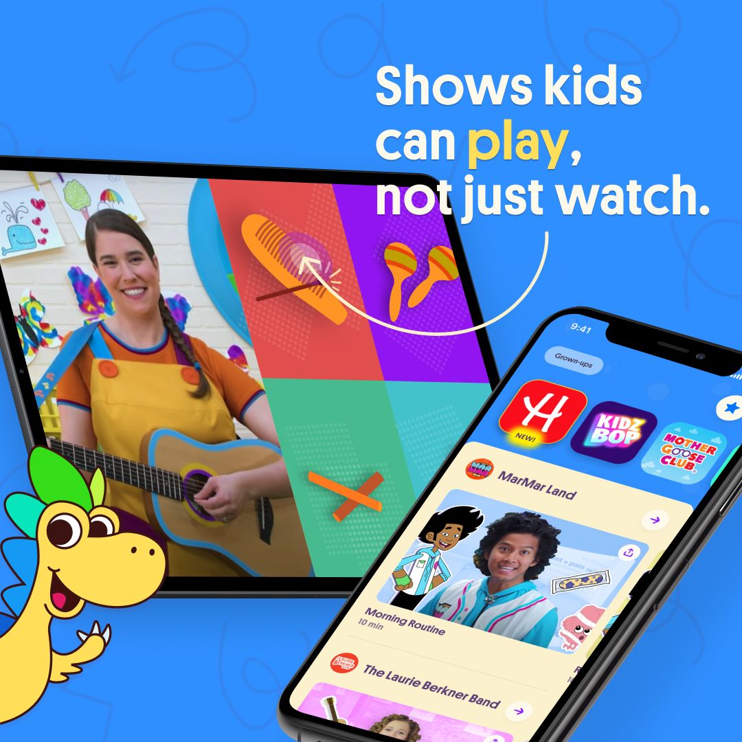 Shows kids can play, not just watch