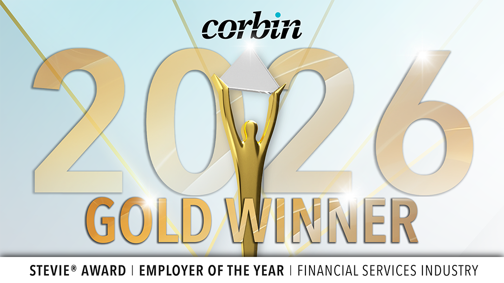 Corbin Advisors Wins First Gold Stevie® Award and Sixth Consecutive Employer of the Year Honor