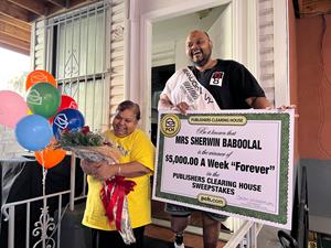Publishers Clearing House $5,000 A Week "Forever" Prize Winner from New York