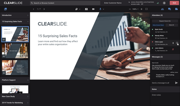 ClearSlide - Sales Enablement Platform
