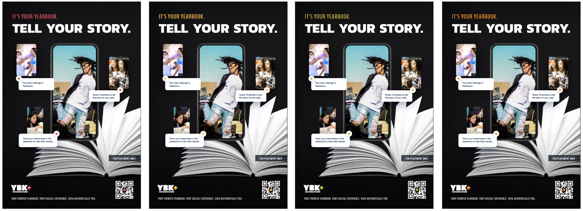 Jostens new YEARBOOK+ empowers students to digitally tell more of their own stories in the printed yearbook, and is available to Jostens customers this school year. 