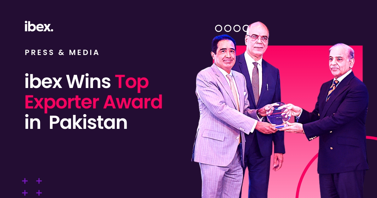 ibex Wins Top Exporter Award in Pakistan