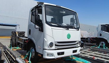 Mullen's commercial vehicles arrived in Dubai this week