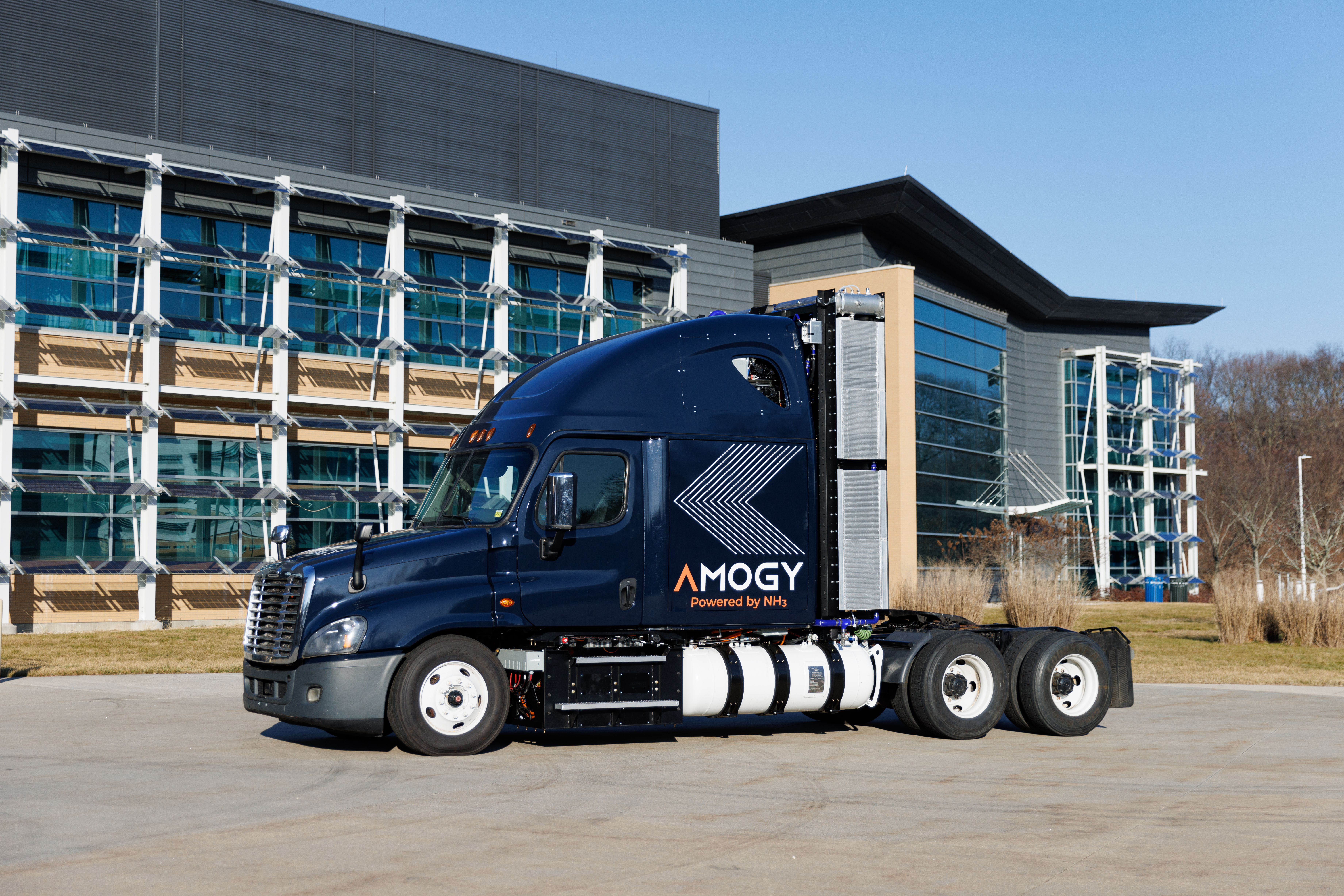 Amogy's ammonia-powered, zero-emission semi truck