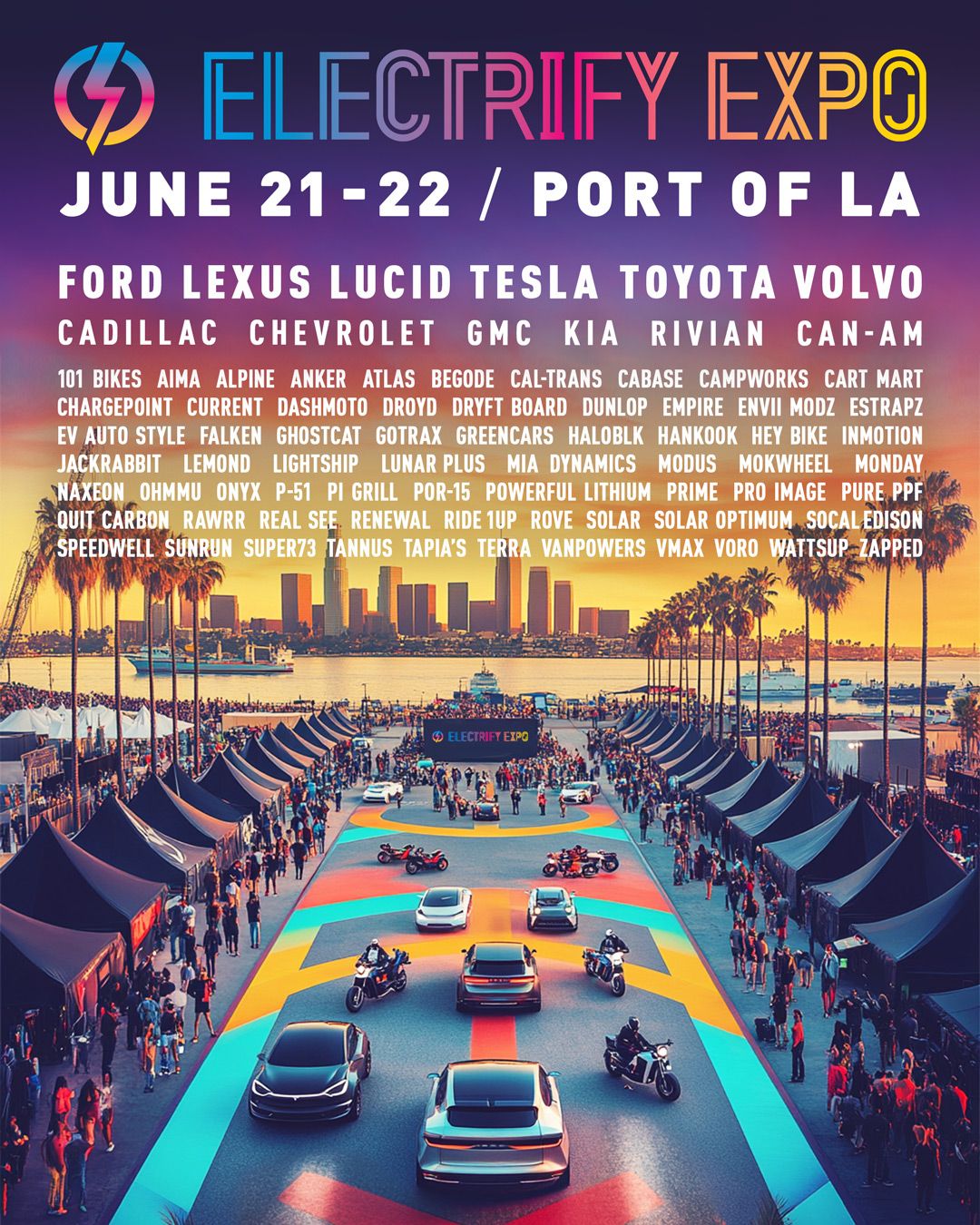 Electrify Expo brings in its largest exhibitor participation ever to a new venue at the Port of LA