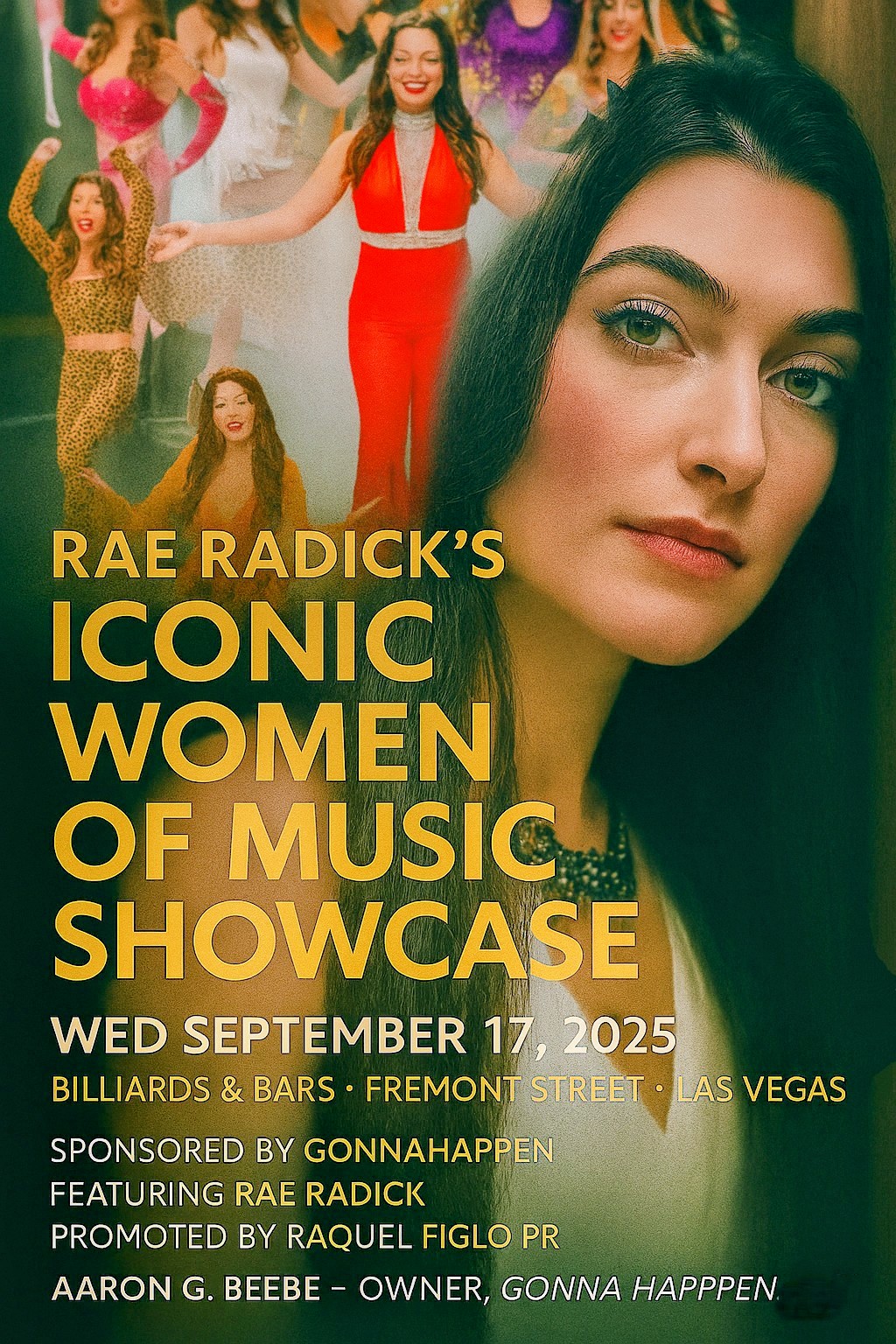 Gonna Happen Sponsors Rae Radick's 'Iconic Women of Music Showcase'
