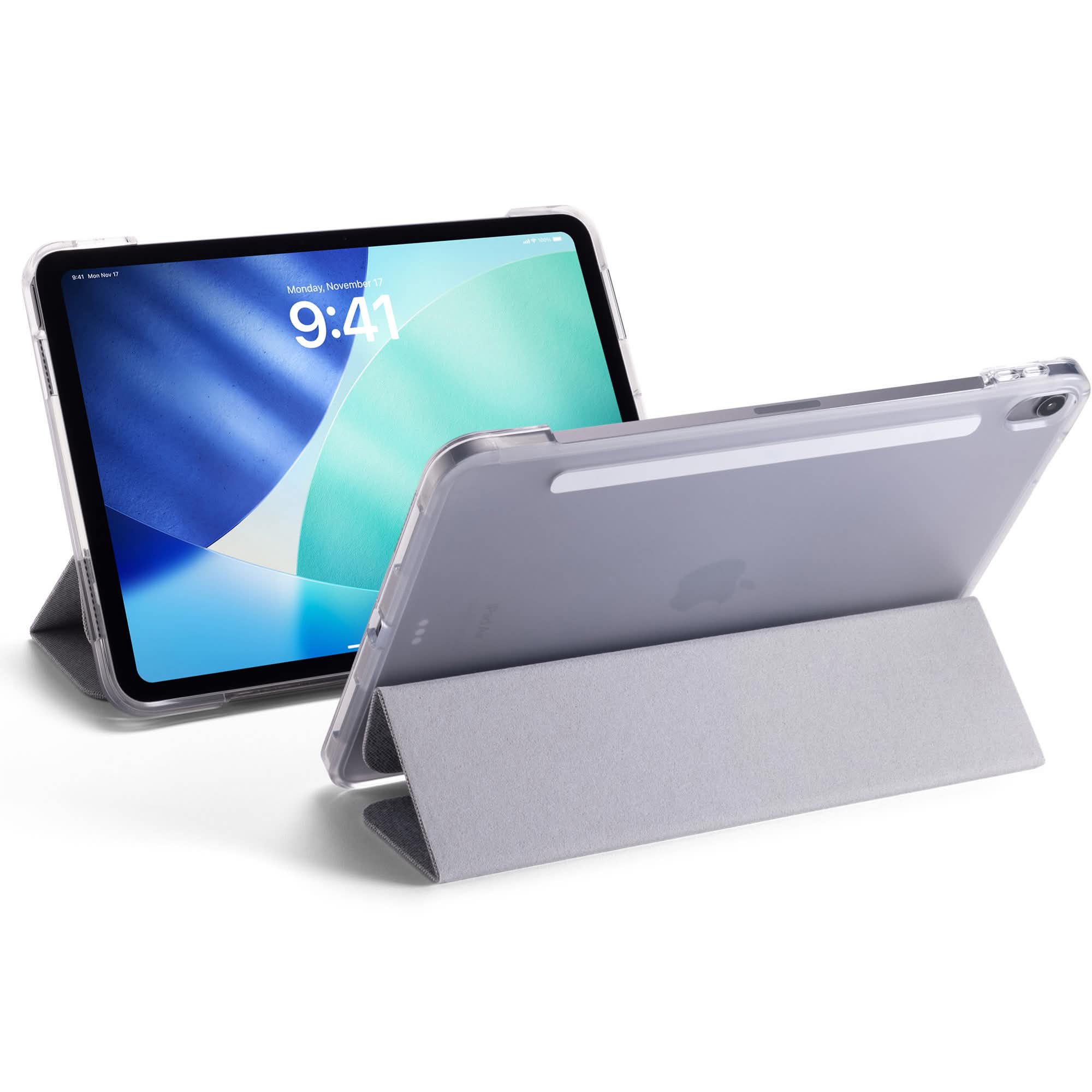 The Knit Folio Tablet Case for iPad Air and iPad Pro feature a lightweight design with a refined fabric exterior.