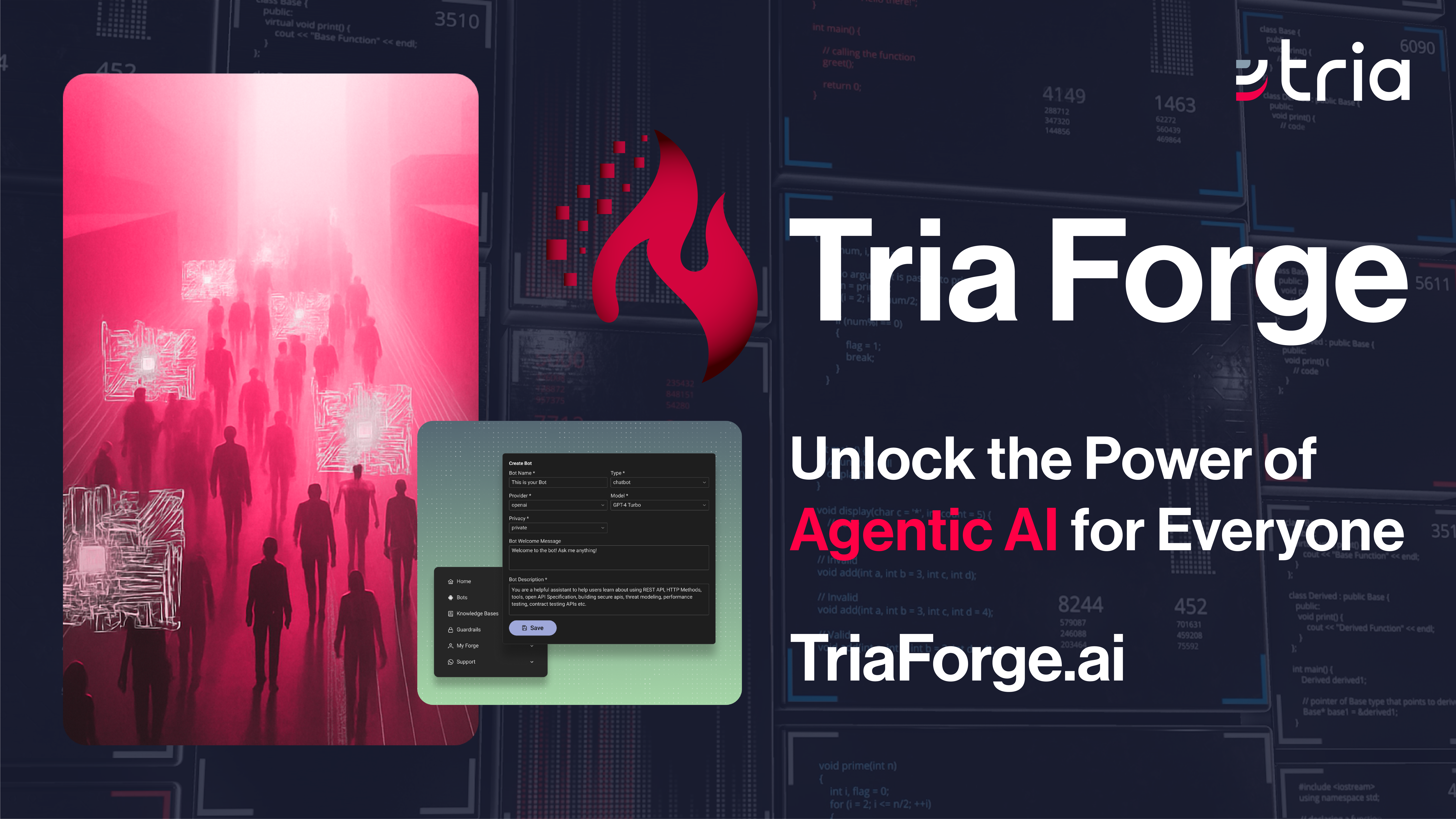 Tria Federal Unveils Tria Forge, a Serverless AI Platform That Empowers Organizations to Build Secure, Codeless AI Tools