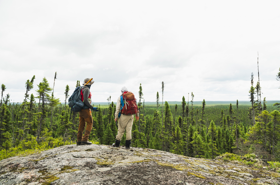 Figure 2: Geologists conducting regional mapping & sampling across the Cisco Project