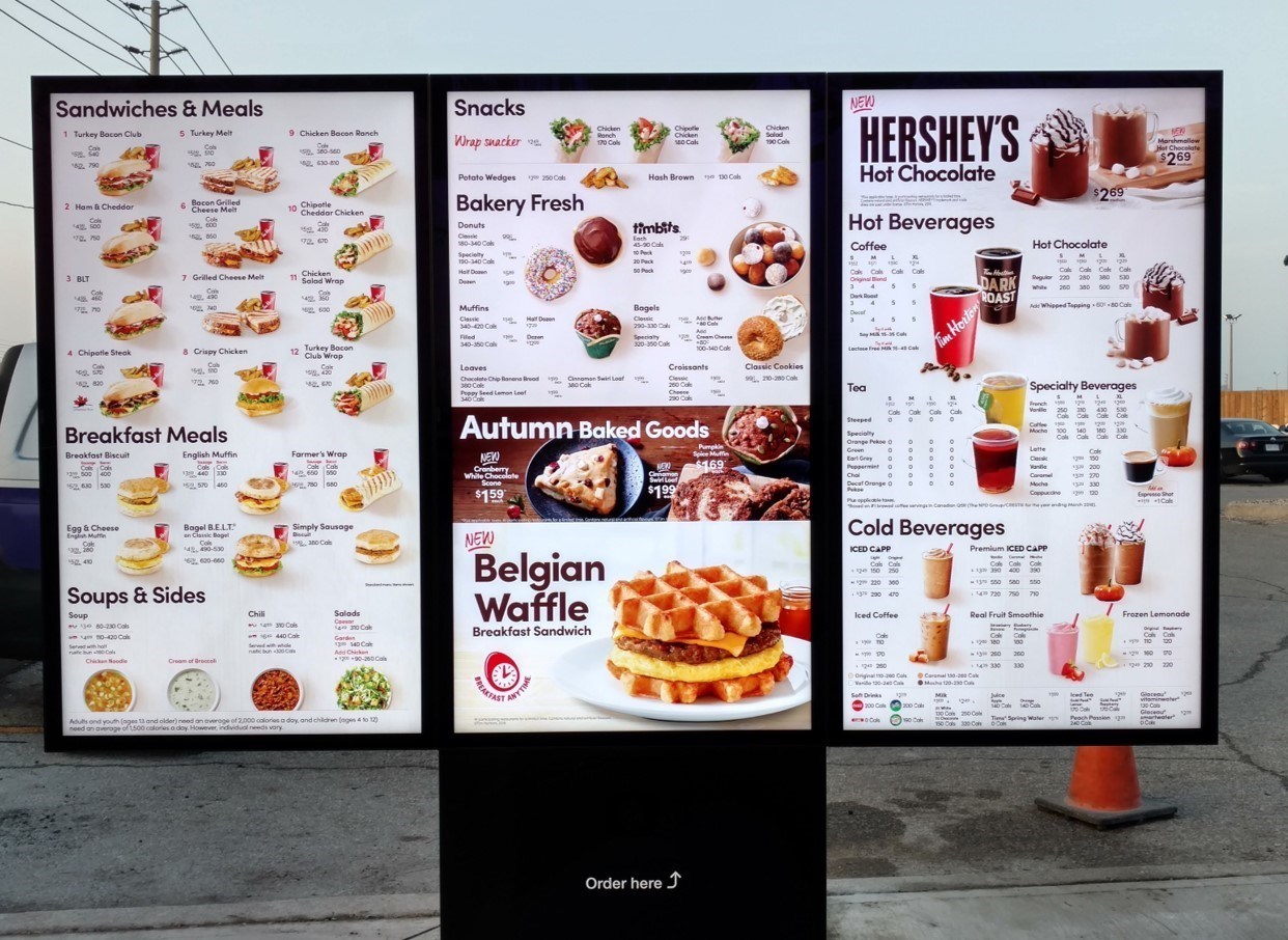 Recreating the Tim Hortons menu, for the better 