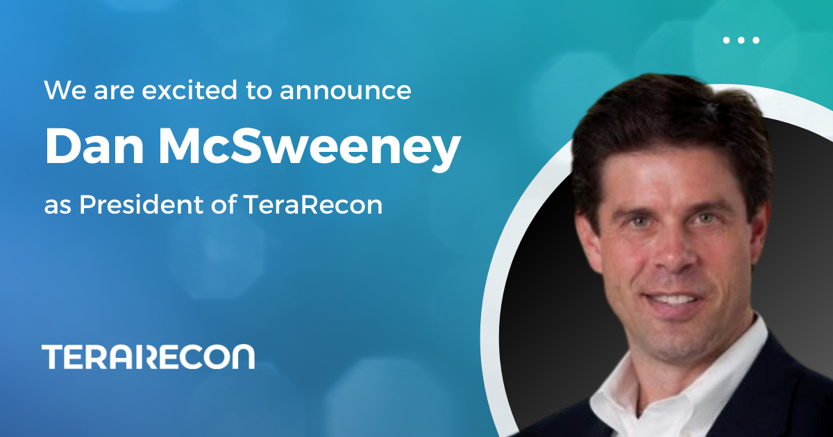 TeraRecon Announces Dan McSweeney President_Press Release Social Media Image_June 15, 2021