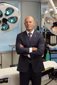 Dr. Tommaso Addona Stands in the New York Plastic Surgical Group's Operating Room