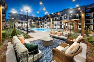 The Brunswick in Norcross, Ga., includes incredible amenities from a pool to a Big Green Egg for grilling, as well as nine units specified as “live-work-play,” where tenants can have a street-level entrance with signage while living above their business.
