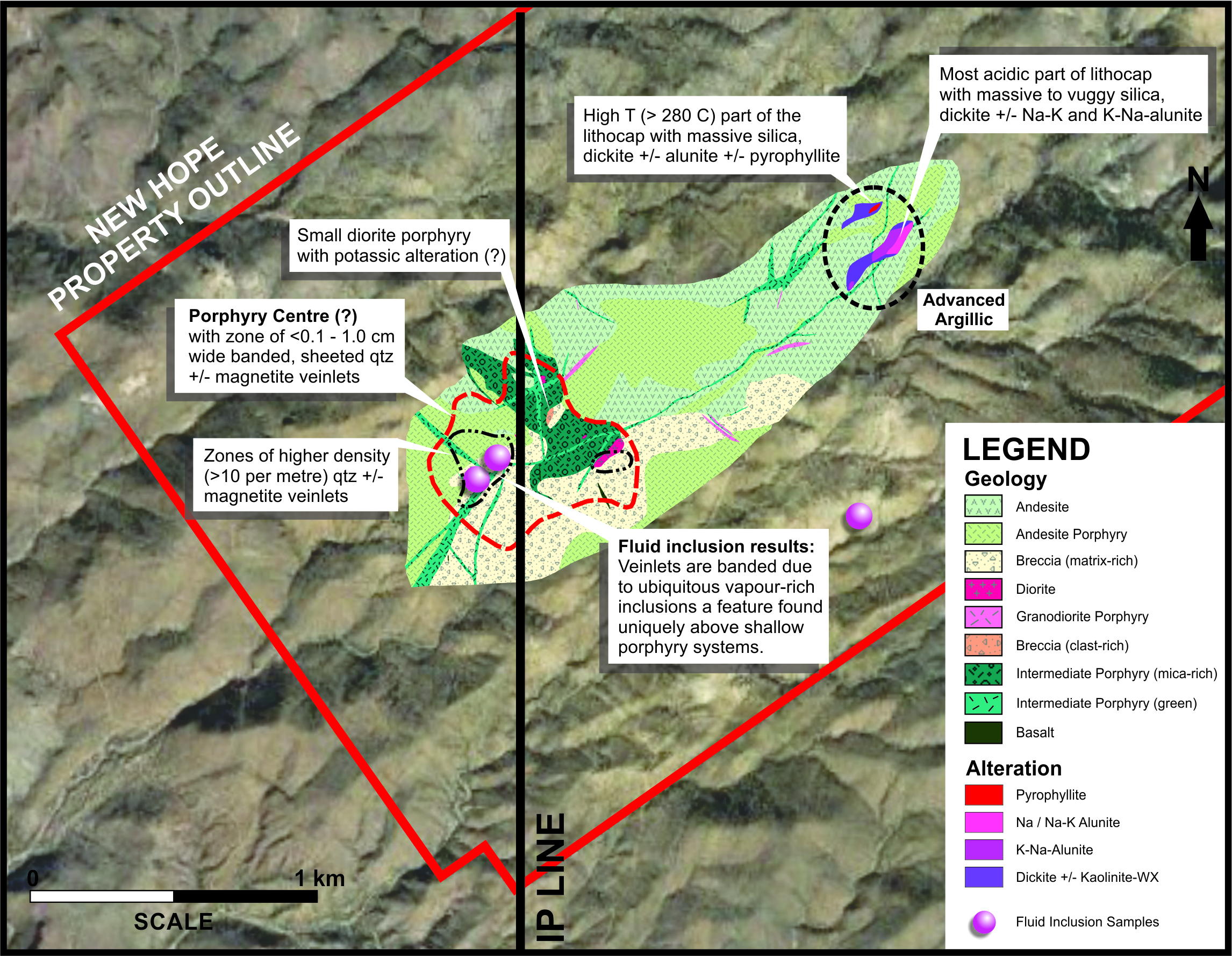 New Hope Project - Geology Map