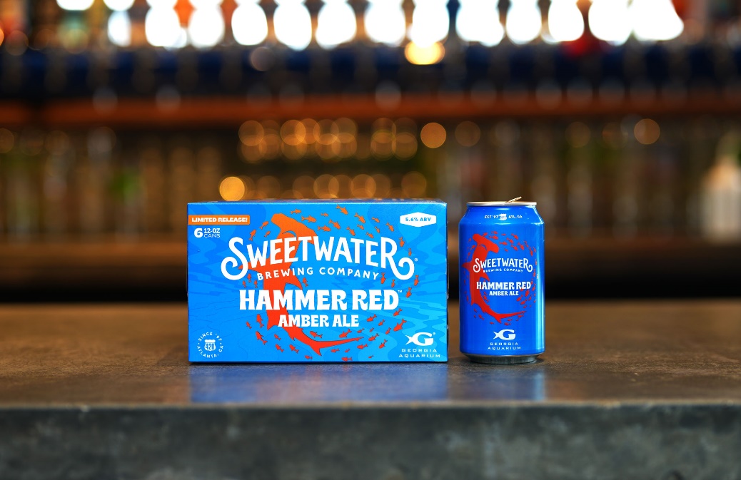 SweetWater Brewing Launches Hammer Red Amber Ale to Support Georgia Aquarium