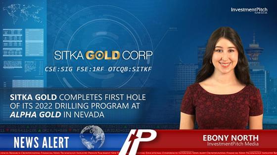 Sitka Gold (CSE:SIG) (FSE:1RF) (OTCQB:SITKF) starts its new drill program at its Alpha Gold Project in Nevada, and finishes its first hole.