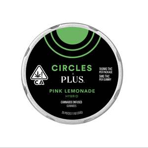 CIRCLESxPLUS Pink Lemonade Gummies