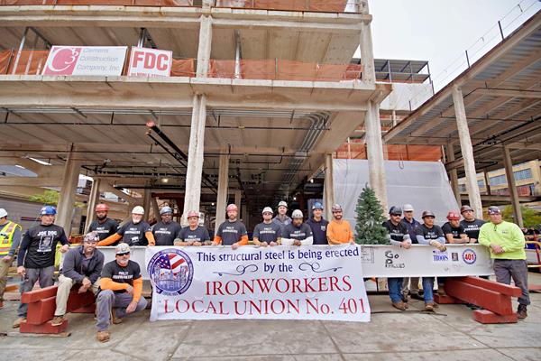 Broad & Noble Topping-Out Celebration in Philadelphia, PA