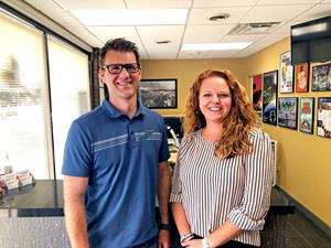 Brandon and Nikki Jasper are the new owners of Minuteman Press in Kettering, Ohio (formerly Schuerholz Printing).