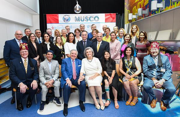 The MUSCO Team as it Announces the Largest Collaboration in Canadian History to Help Children with Musculoskeletal Disorders