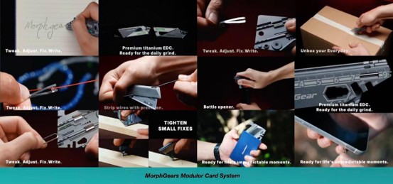 MorphGear Every-Day-Carry Titanium Tool Card