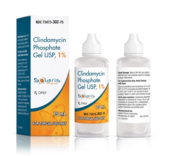 Solaris Pharma Receives Approval for First Generic Version of Clindagel