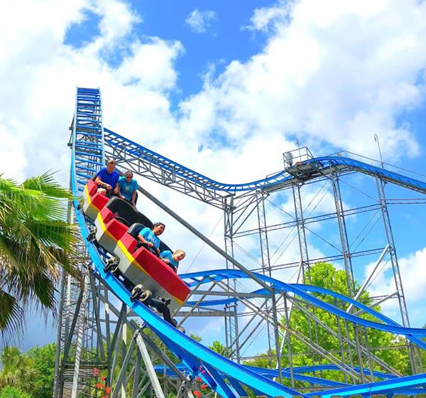 Fun Spot America's Kissimmee new coaster launching soon.