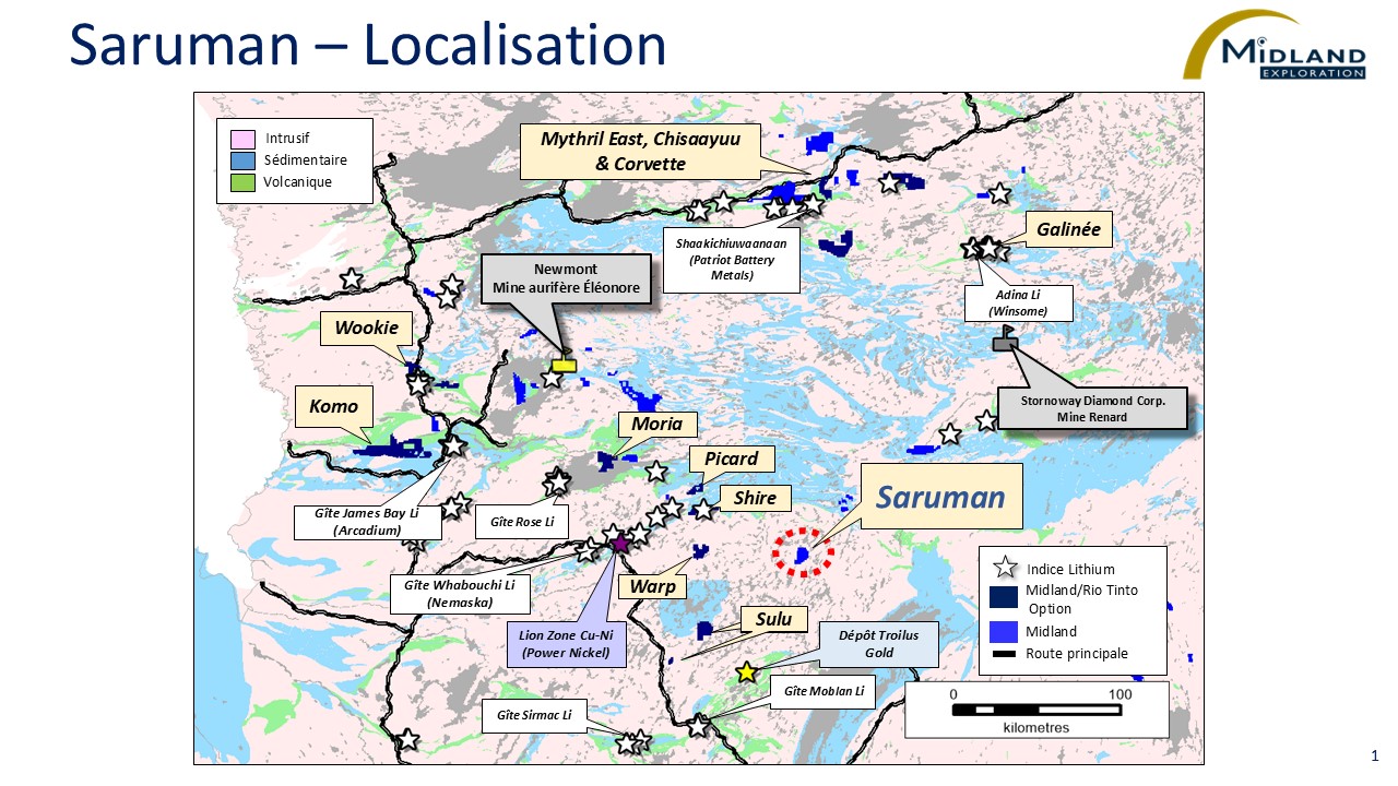 Figure 1 Saruman-Localisation