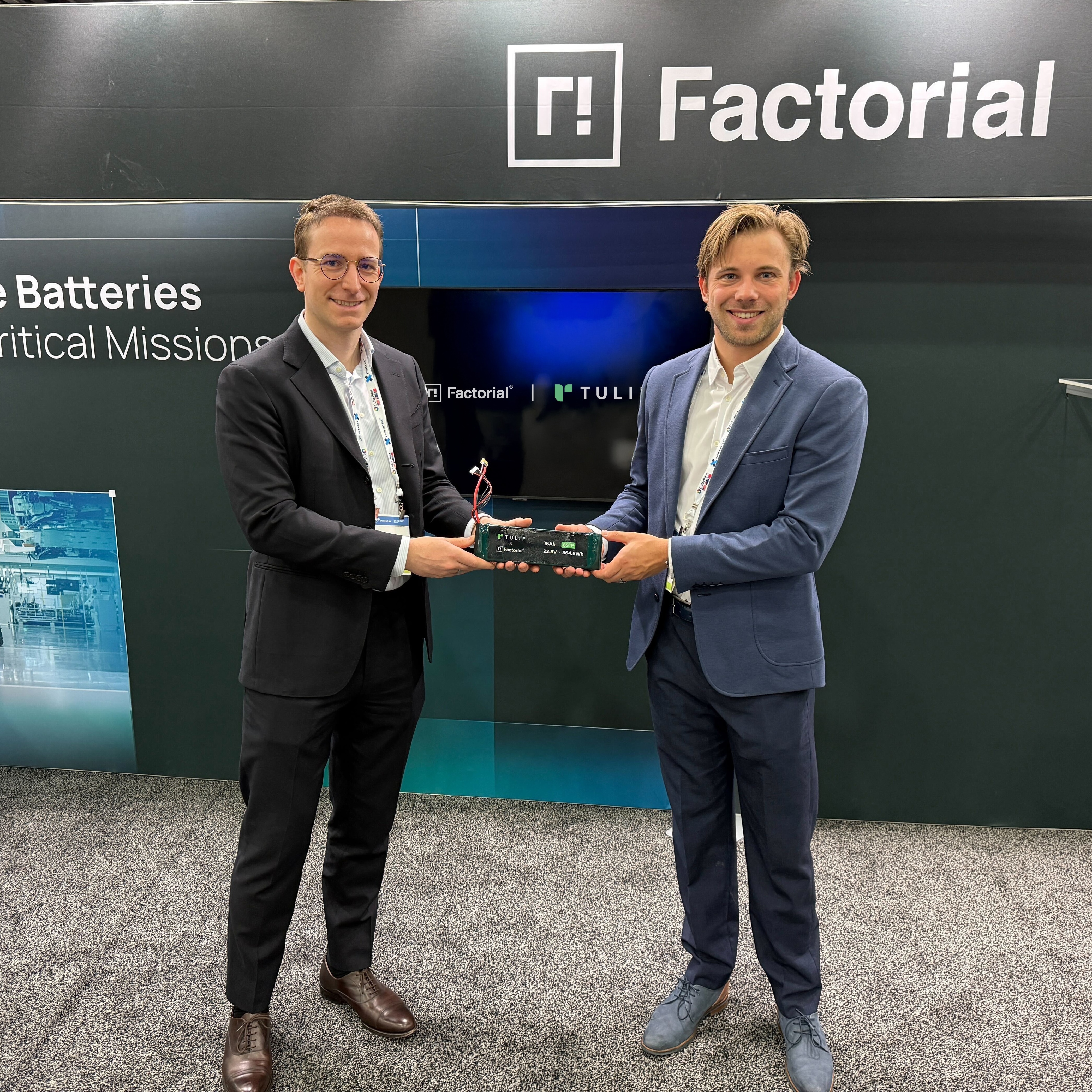 Factorial and Tulip Seal Strategic Partnership after Successful Flight Test