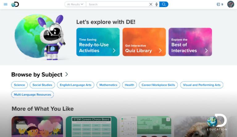 Discovery Education Announces Latest Enhancements to Award-Winning K-12 Learning Platform