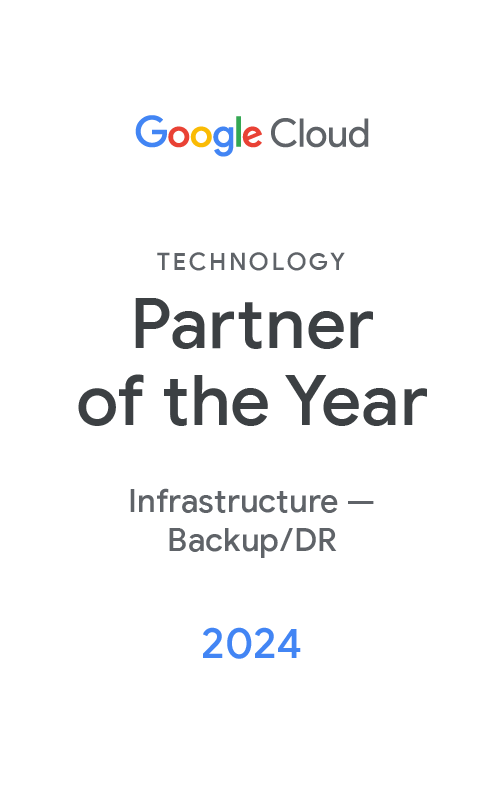 HYCU wins Google Cloud Technology Partner of the Year Award for Backup and DR