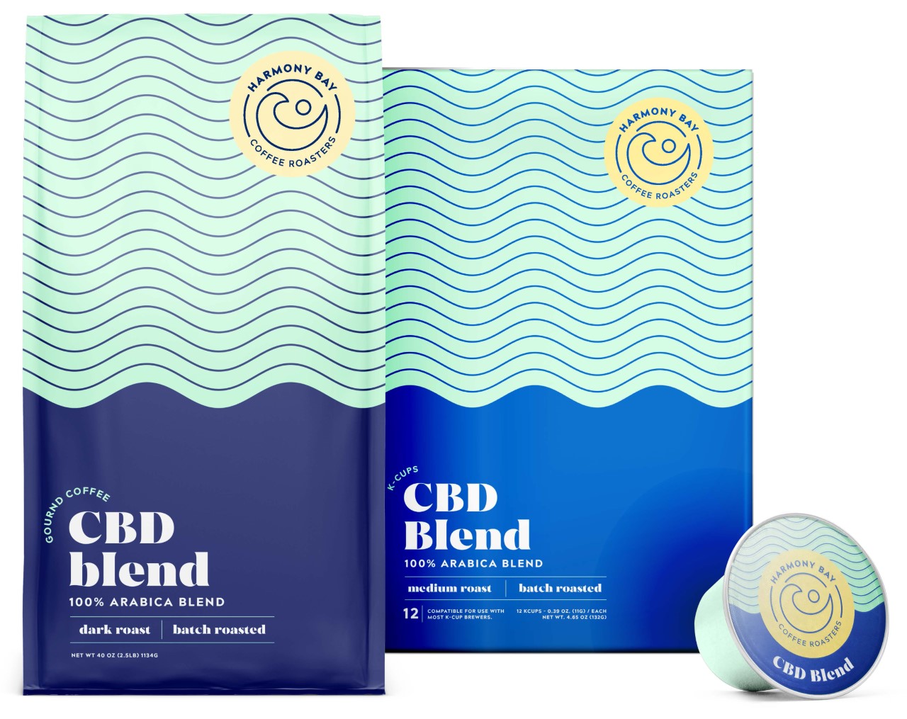 Harmony Bay CBD-Infused Coffee Products