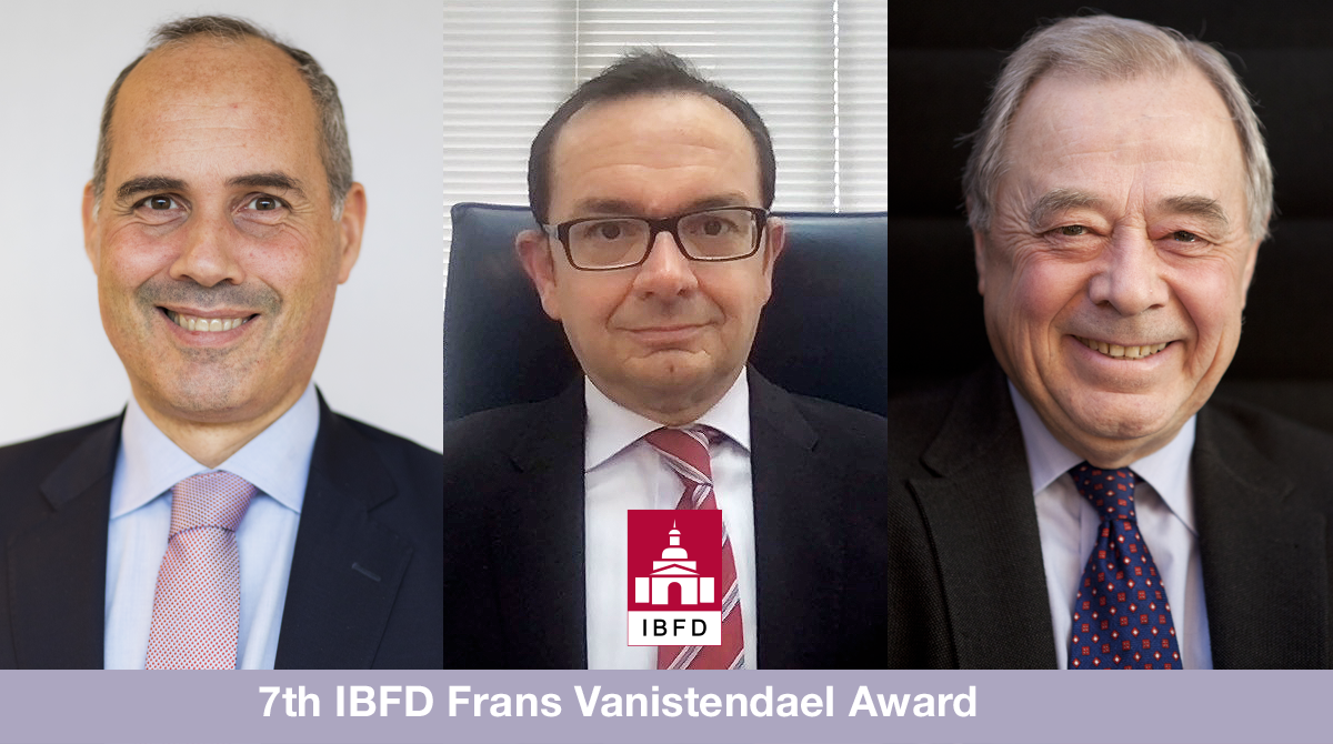 Adolfo Martín Jiménez wins the 7th IBFD Frans Vanistendael Award