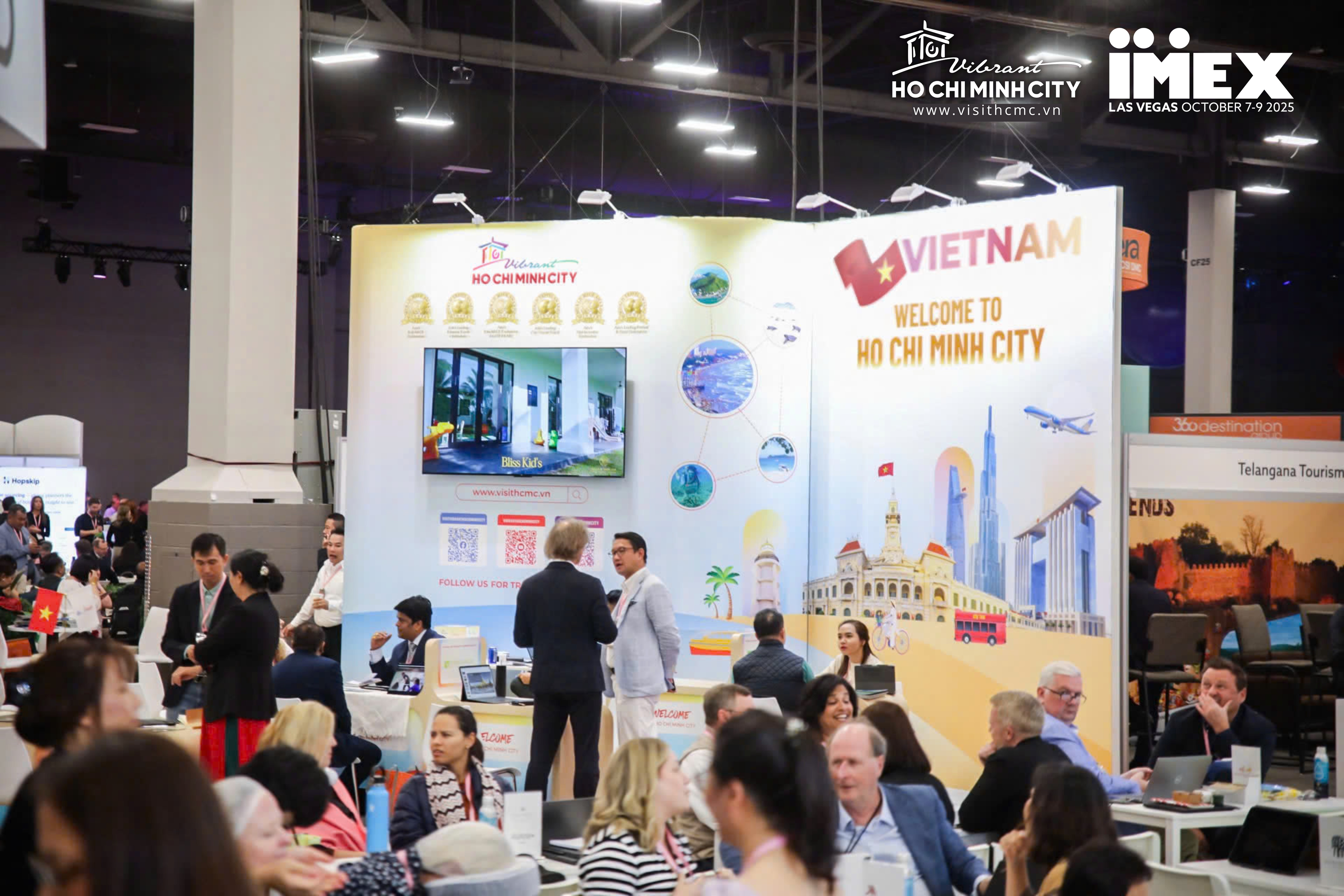 Vietnam - Ho Chi Minh City Booth at IMEX America 2025