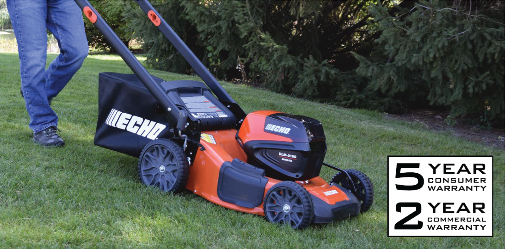 Echo 58v best sale lawn mower