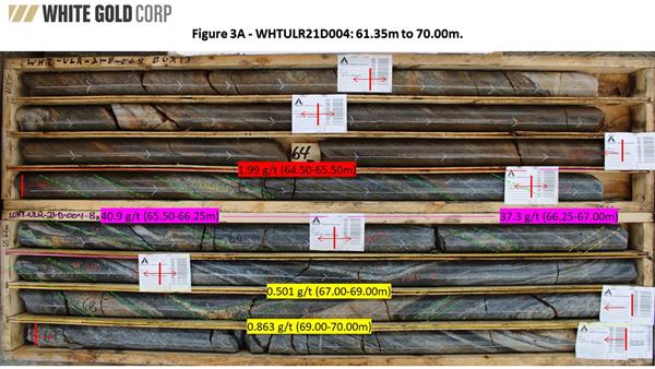 Figure 3A - WHTULR21D004 61.35m to 70.00m
