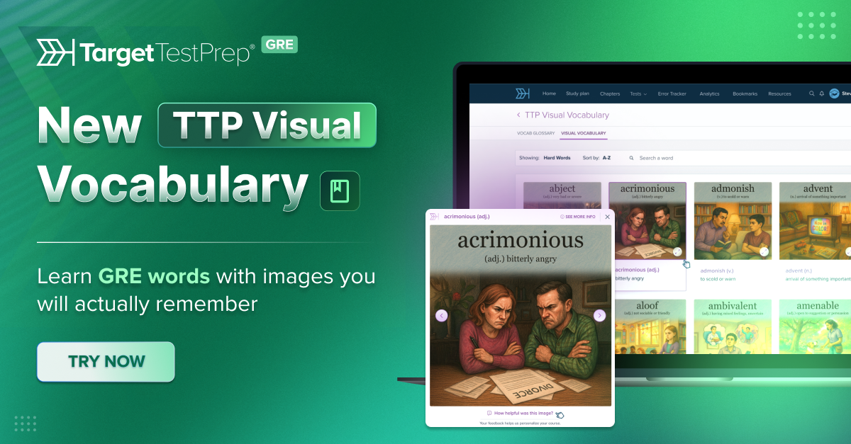 Target Test Prep Introduces Visual Vocabulary to Help GRE Students Learn Faster