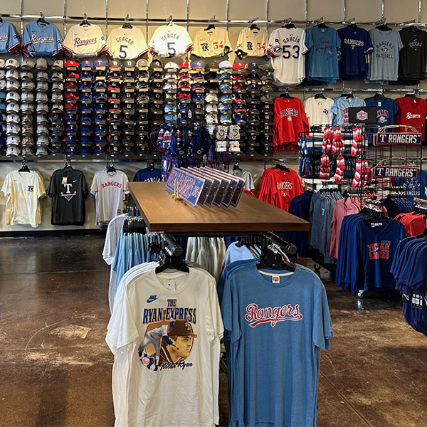 Rally House Rockwall Crossing Rangers Gear