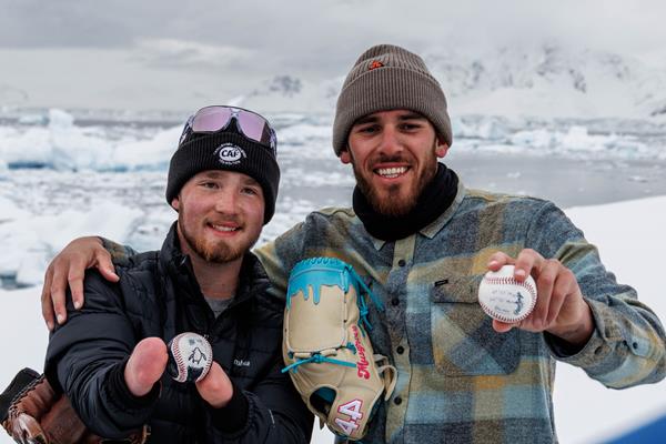 Baseball All-Star Raises Awareness for Challenged Athletes Foundation on the Most Remote Continent in the World
