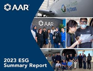View AAR's 2023 ESG Summary Report at aarcorp.com