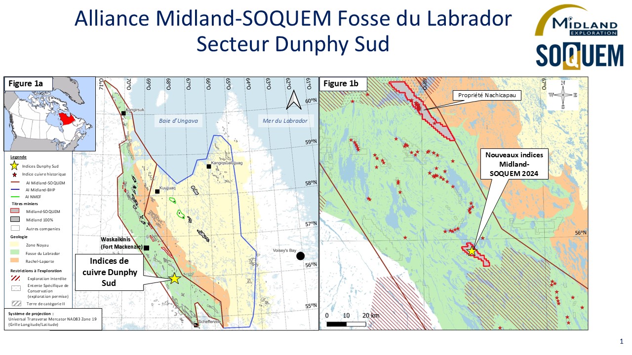 Figure 1 Alliance MD-SOQUEM Secteur Dunphy Sud