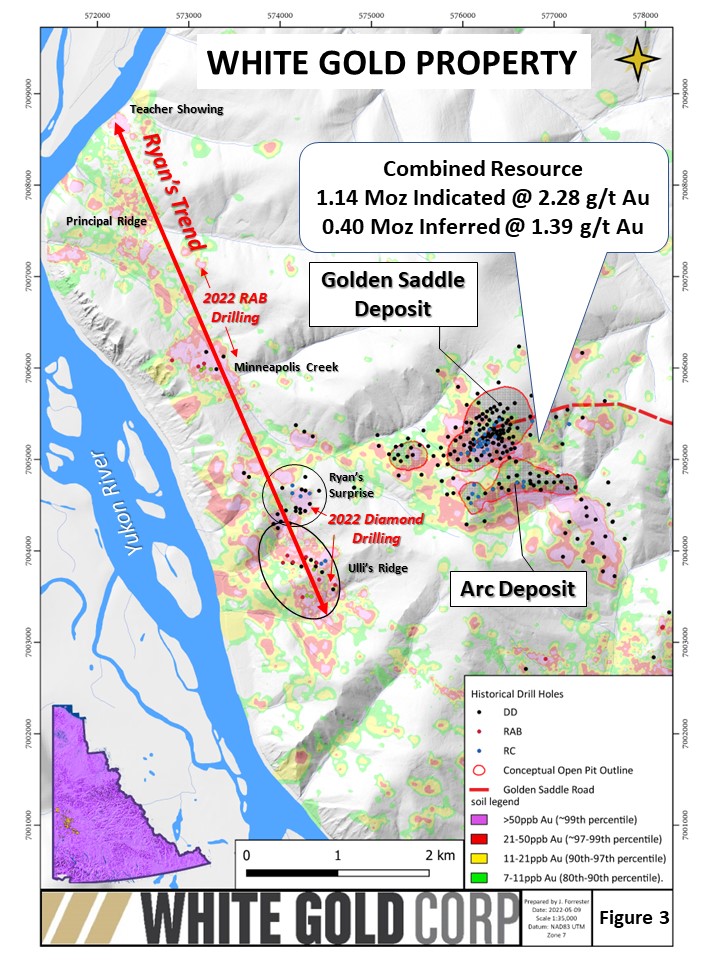 WGO-Figure 3 – 2022 Exploration on the White Gold Property