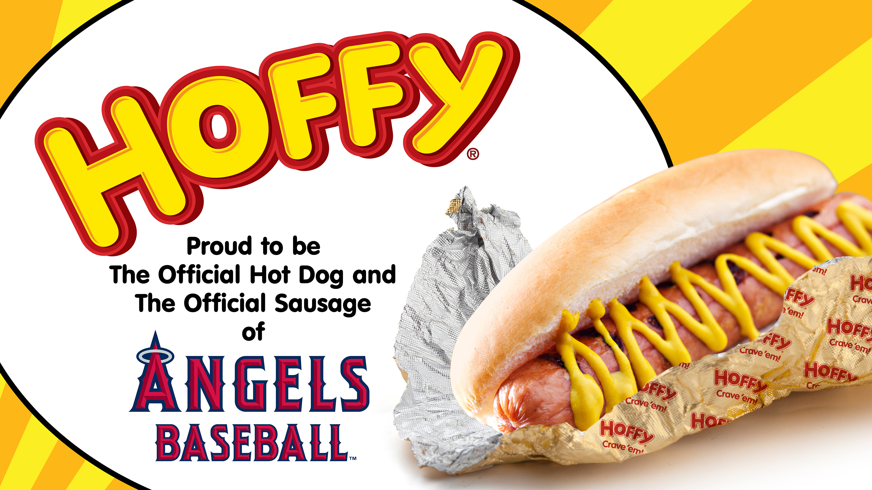 Hoffy Named the Official Hot Dog of Angels Baseball