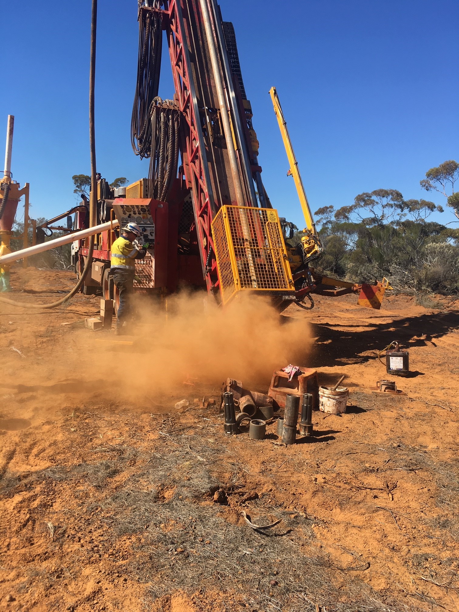 Photo 3 - Reverse Circulation Drill Collaring First Metre