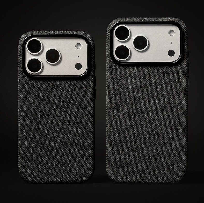 The Mophie Fabric Knit Case offers a premium fabric exterior made from durable AeroKnit™ material that resists daily wear.