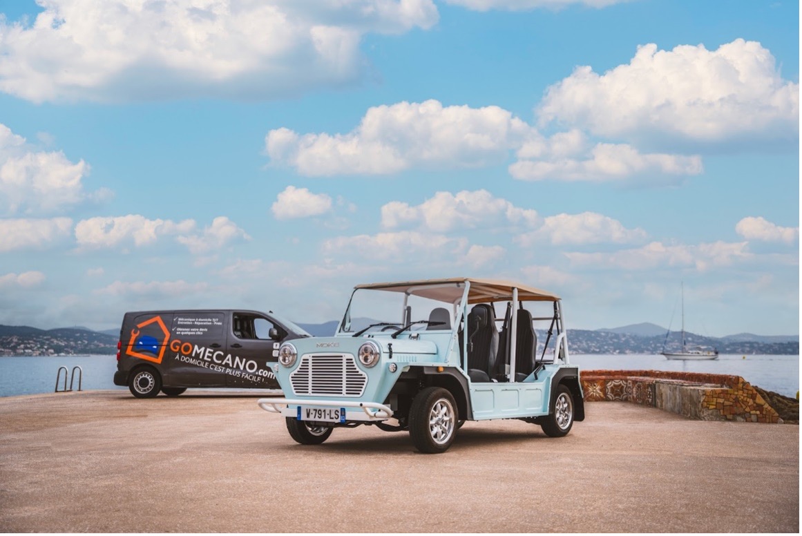 GOMECANO vehicles ready to service the new Electric MOKE